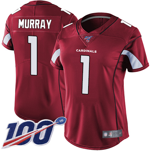 Nike Cardinals #1 Kyler Murray Red Team Color Women's Stitched NFL