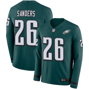 Eagles #26 Miles Sanders Midnight Green Team Color Youth Stitched