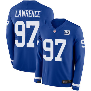 Giants #97 Dexter Lawrence Royal Blue Team Color Youth