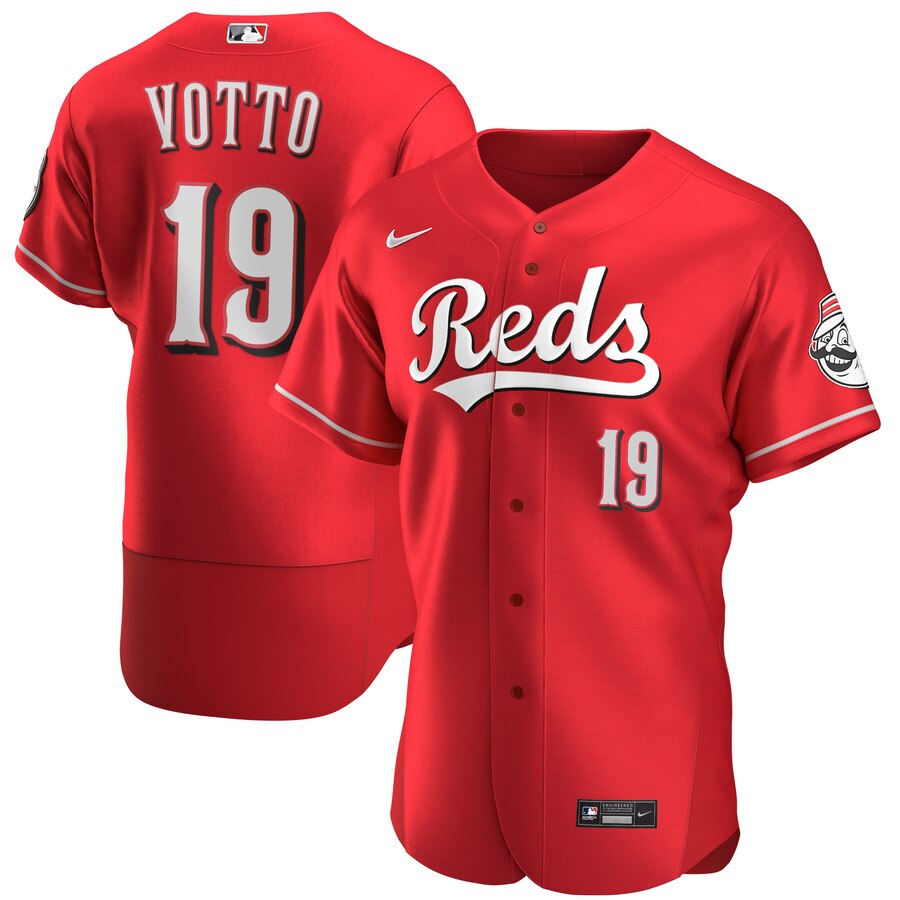 Reds #19 Joey Votto Red Nike 2020 Flexbase Jersey