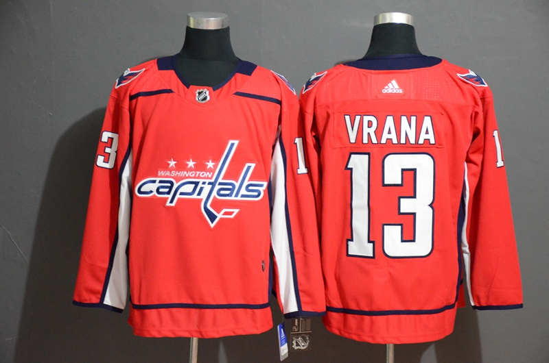Capitals #13 Jakub Vrana Red Adidas Jersey