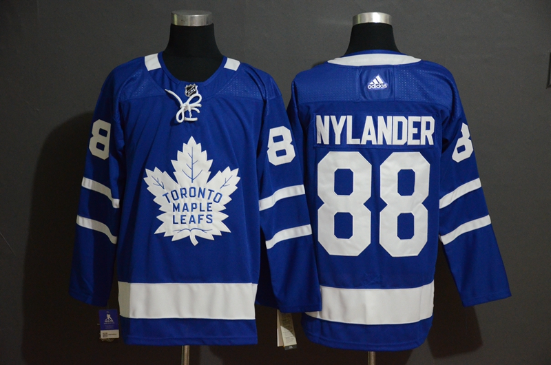 Maple Leafs #88 William Nylander Blue Adidas Jersey