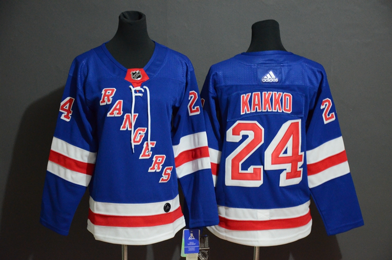 Rangers #24 Kaapo Kakko Blue Adidas Jersey