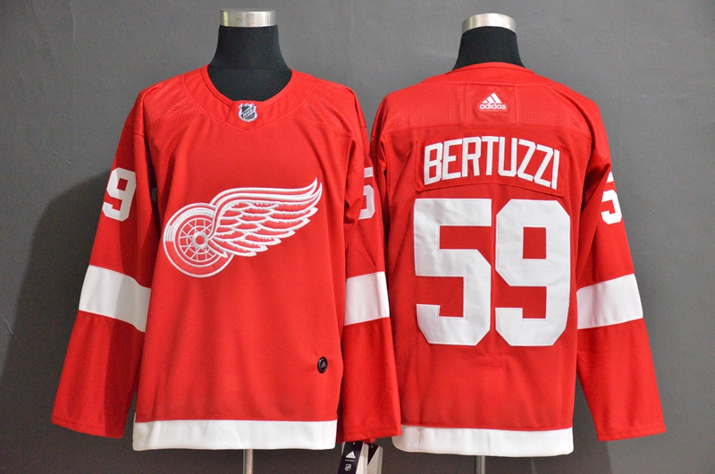 Red Wings #59 Tyler Bertuzzi Red Adidas Jersey