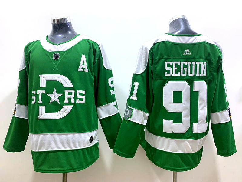 Stars #91 Tyler Seguin Green 2020 Winter Classic Adidas Jersey