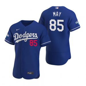 Los Angeles Dodgers #85 Dustin May Royal 2020 World Series Champions MLB Jersey
