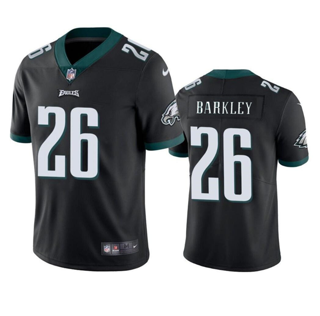 Men's Philadelphia Eagles #26 Saquon Barkley Black Vapor Untouchable Limited Football  Jersey