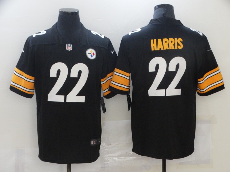 Men's Pittsburgh Steelers #22 Najee Harris Black  Limited Jersey