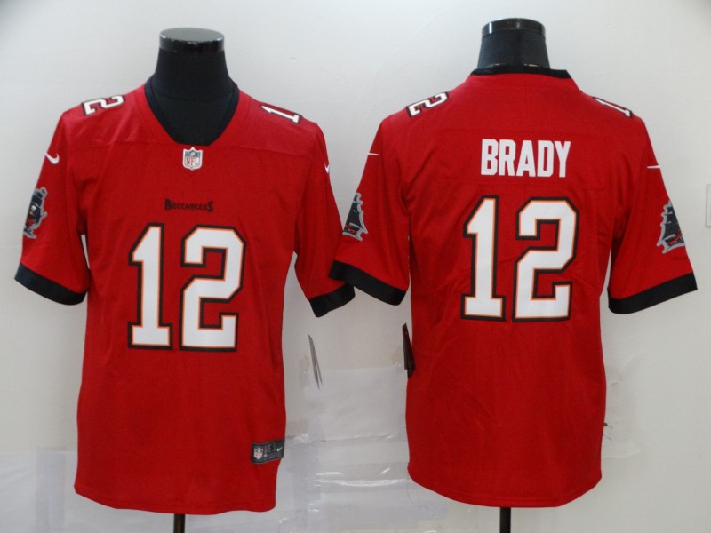 Men's Tampa Bay Buccaneers Tom Brady #12  Red NFL Nike Limited Jersey