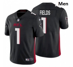 Men Atlanta Falcons #1 Justin Fields Black 2021 Draft NFL Jersey