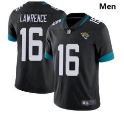 Men Jacksonville Jaguars #16 Trevor Lawrence Black 2021 Draft NFL Jersey