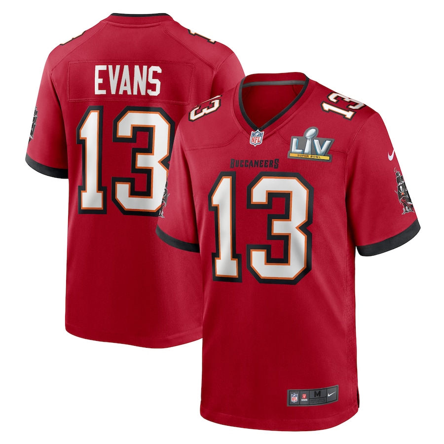 Mike Evans #13 Tampa Bay Buccaneers Nike Super Bowl LV Game Jersey - Red